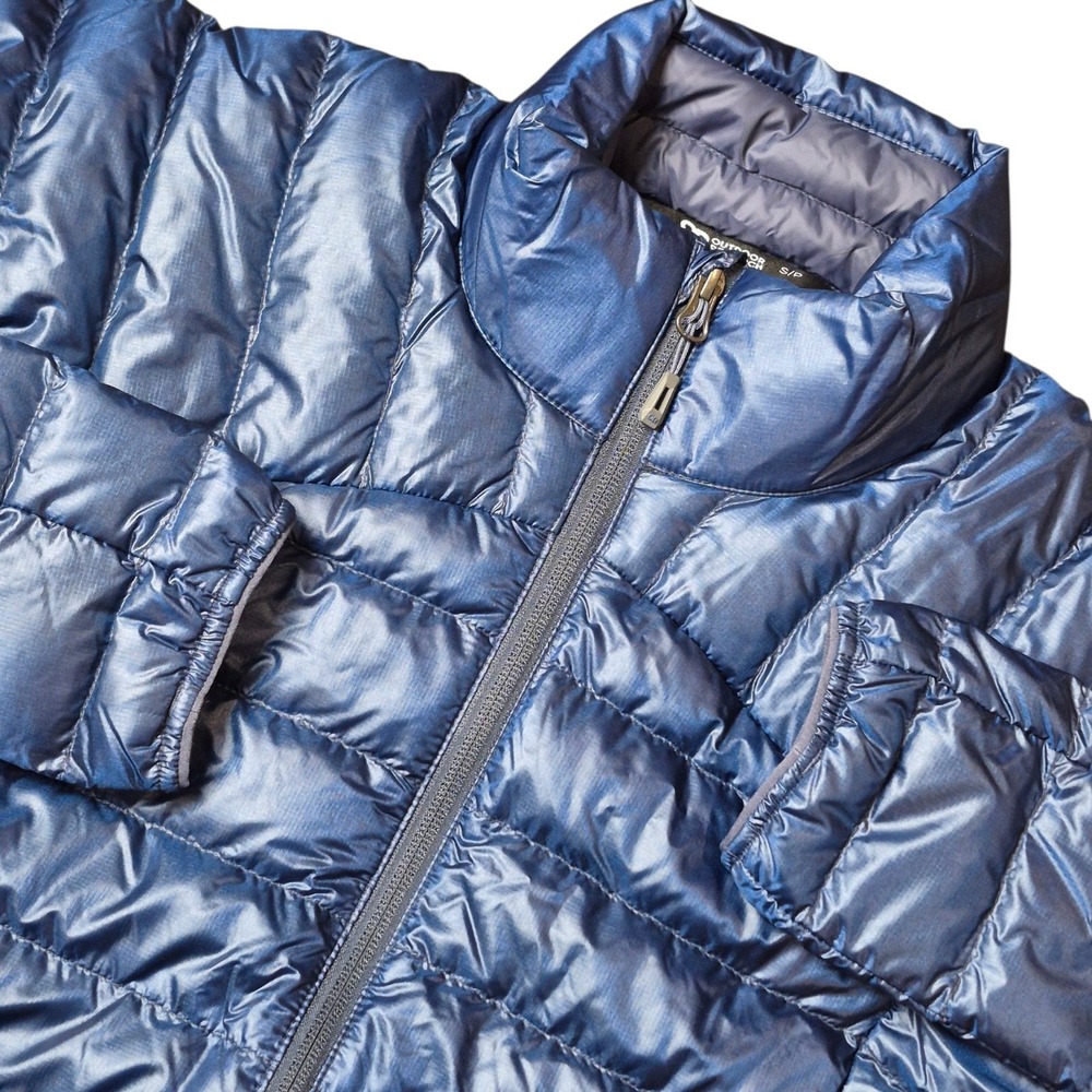 Outdoor Research Women's S Down‎ Puffer Jacket Blue Lightweight Packable